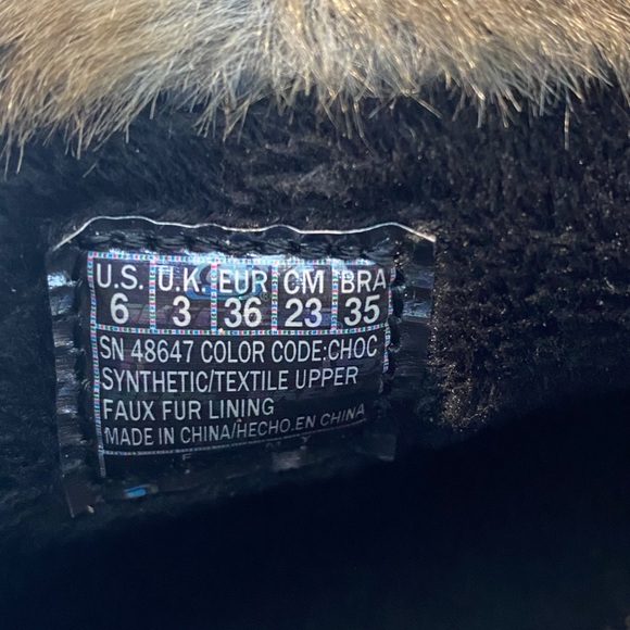 Skechers Women's Woodland Snow Boot Faux Fur Lined Lace Up Size 6 Light wear. - Picture 10 of 10